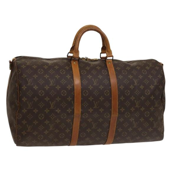 LOUIS VUITTON Monogram Keepall Bandouliere 55 Boston Bag M41414 - Picture 1 of 16